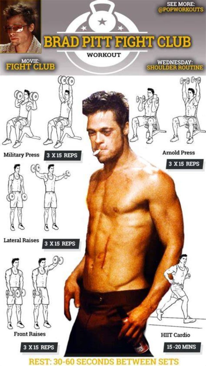 Brad Pitt Workout Routine